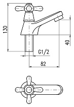 Смеситель для раковины Rav Slezak Morava MK191