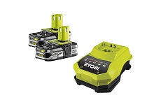 Набор Ryobi ONE+ RBC18LL15 5133001914 аккумулятор (18 В; 1.5 А*ч; Li-Ion) 2 шт. и зарядное устройство
