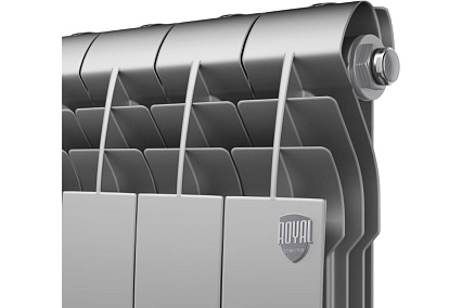 Радиатор Royal Thermo Biliner Alum 500 Silver Satin 4 секции НС-1250254