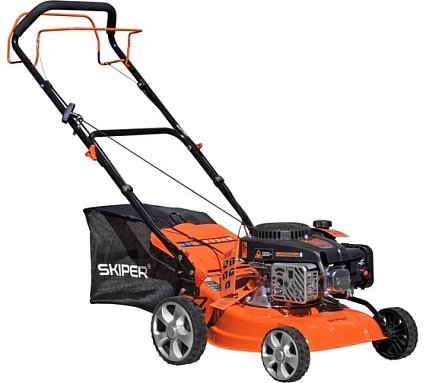 Газонокосилка бензиновая SKIPER GW401S 40 см, самоходная, Loncin 4 лс, сталь. дека, травосб. 45 л, нож 00-00014770