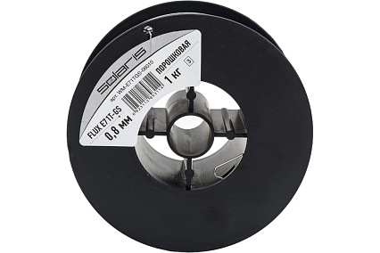 Проволока сварочная FLUX E71T-GS 0.8 мм, 1 кг Solaris WM-E71TGS-08010