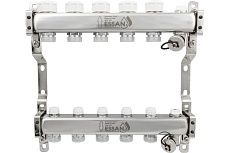 Коллекторная группа Essan GROUP803 нержавейка, 1&quot;x3/4&quot; EK 5 выходов, без расходомеров 180322505-77
