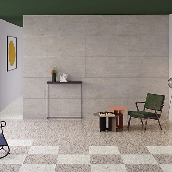 Керамогранит Vitra Terrazzo-X темный 60х60 см, K949768LPR01VTE0