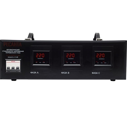 Трехфазный стабилизатор напряжения Ресанта АСН 4500/3 63/4/2