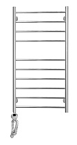 Полотенцесушитель электрический Domoterm Медея П10 500x1000 EL ТЭН слева, хром