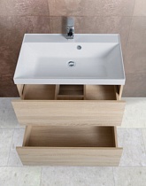 Мебель для ванной Art&Max Verona Push 80 см гаскон пайн светлый