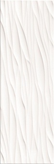 Керамическая плитка Meissen Structure Pattern белый 25х75 см, O-STU-WTU011