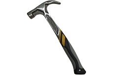 Молоток NIKONA Roughneck ANTISHOCK с изогнутым гвоздодером, цельнокованный, 16oz 60-716