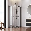 Душевой уголок Am.Pm X-Joy W94G-403-100280-BТ1К 100x80 прозрачный, черный матовый