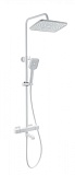 Душевая стойка Wonzon&Woghand Stay 2 WW-B3016-T1-MW термостат, белый матовый