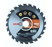 Диск пильный по дереву 190x30 мм, 24T KRUGO WA190024