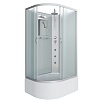 Душевая кабина Niagara NG 2310-14RBKTG 120x80 стекло матовое, без крыши, тропический душ, гидромассаж
