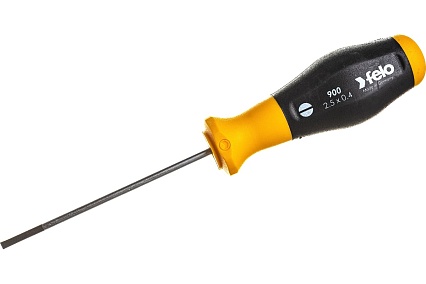 Шлицевая отвертка Felo SL2,5x0,4x75 90002210