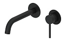 Смеситель для раковины Oliveeka Y-Line OL-88869017-MB черный матовый