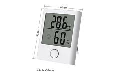 Цифровой термогигрометр BALDR B0134TH-WHITE