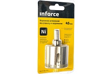 Коронка алмазная по стеклу и керамике (45 мм; 30 мм) Inforce 11-01-074