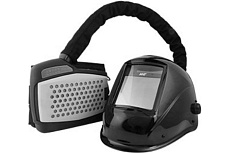 Маска сварщика черная глянцевая с блоком очистки воздуха ULTIMATE AWT 771 021