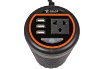 Инвертор в подстаканник с тремя выходами USB Airline API-120-00 (12В-220В, 120 Вт)