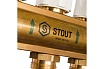 Распределительный коллектор из латуни с расходомерами 11 вых. STOUT SMB 0473 000011