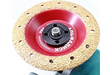 Обдирочный шлифовальный диск по дереву Альфадиск Альфа 125*22,23/X-lock закруглённый Раунд 4 Нормал 7086