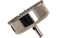 Коронка с центрирующим сверлом по стеклу и керамике (75х55 мм) Vertextools 336-75-55