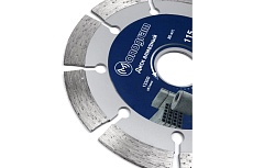 Диск алмазный сегментный по бетону Basis (115х22x10 мм) MONOGRAM 086-174