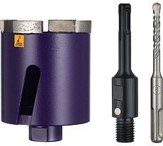 Коронка алмазная по бетону LASER SDS+ 72 мм, с магнитным хвостовиком Kronger KS20072