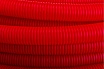 Гофра Uni-Fitt 25 мм, красная, для труб 16 мм, 100 м 583R2510