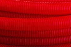 Гофра Uni-Fitt 25 мм, красная, для труб 16 мм, 100 м 583R2510