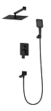Душевой набор Oliveeka D-Line OL-939003-MB черный матовый