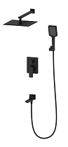 Душевой набор Oliveeka D-Line OL-939003-MB черный матовый