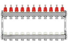 Коллекторная группа ColSys 804 11 выходов, с расходомерами и термостатическими клапанами 180422511