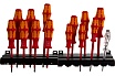 Набор отверток WERA Kraftform Big Pack 100 VDE 14 шт. WE-105631