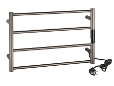 Полотенцесушитель электрический Bemeta 704155085 63W 560x370, графит матовый