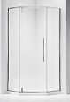 Душевой уголок Vincea Слим-Н (Slim-N) VSP-4SN900CLBN 90x90 брашированный никель, прозрачный