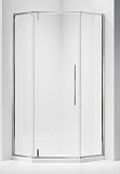 Душевой уголок Vincea Слим-Н (Slim-N) VSP-4SN900CLBN 90x90 брашированный никель, прозрачный