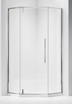 Душевой уголок Vincea Слим-Н (Slim-N) VSP-4SN900CLBN 90x90 брашированный никель, прозрачный