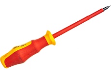 Отвертка Sturm 1040-17-SL5.5-125 шлиц, ДИЭЛЕКТРИЧЕСКАЯ, эрго ручка, SL5,5х125мм