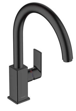 Смеситель для кухни Hansgrohe Vernis Shape 71871670 черный матовый