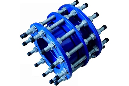 Демонтажная вставка DN.ru ДВ-GGG400-3Ф EPDM Ду150 Ру10/16 чугунная, трехфланцевая D350-01167