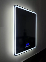 Зеркало BelBagno SPC-MAR-600-800-LED-TCH-RAD 60x80 см с bluetooth, термометром и радио