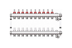 Коллекторная группа STI CM10F в сборе с расходомерами 1 дюйм, евроконус 3/4 (10 выходов) D360-00011