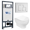 Комплект Weltwasser 10000010380 унитаз Erlenbach 004 GL-WT + инсталляция Marberg 507 + кнопка Mar 507 SE GL-WT