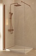 Душевая перегородка Vincea Волк-Ин (Walk-In) VSW-1H110CLBC 110x200 брашированная медь, прозрачное