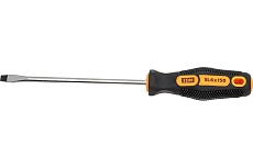 Шлицевая двухкомпонентная отвертка TDM CR-V тип SL6.0x150, серия "Алмаз" SQ1006-1009