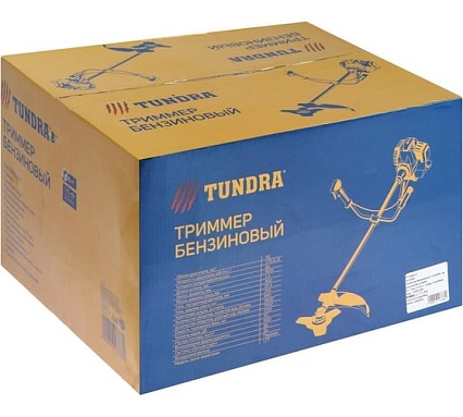 Бензиновый триммер Тундра Easy-start, леска/нож, 52 см3, 2.3 л.с., в двух коробках 5513386