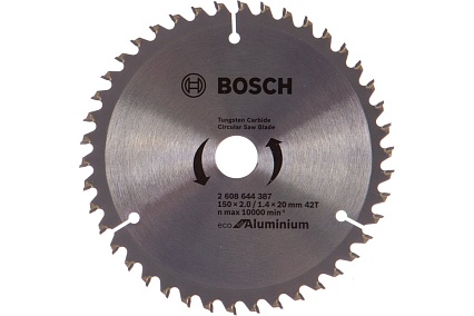 Пильный диск ECO AL (150x20 мм; 42T) Bosch 2608644387