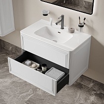 Тумба с раковиной Iddis Oxford Neo 80 см белый матовый OXN80W0i95K
