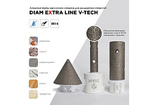 Фреза алмазная конусная Extra Line V-TECH (в.спекание) 2-38x30 мм, М14 Diam 320303