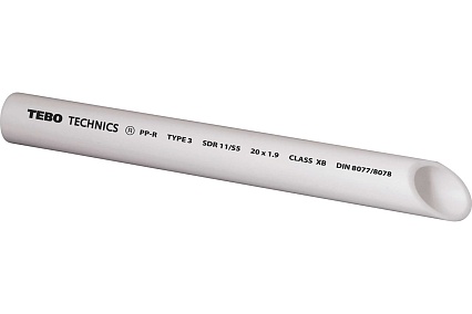 Труба TEBO PPR 50х4,6мм SDR11 (4м) 030010106